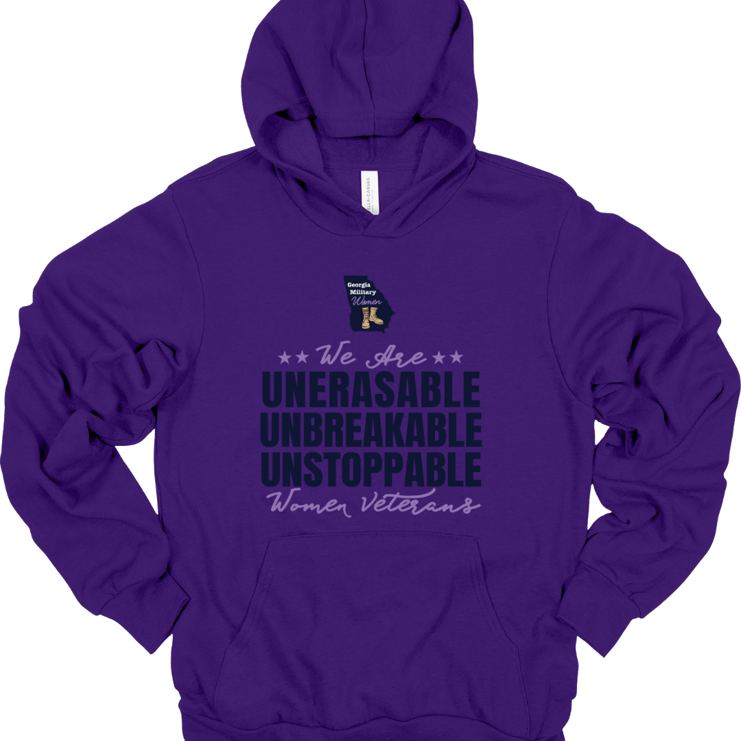 Woman Veterans Unerasable Hoodie