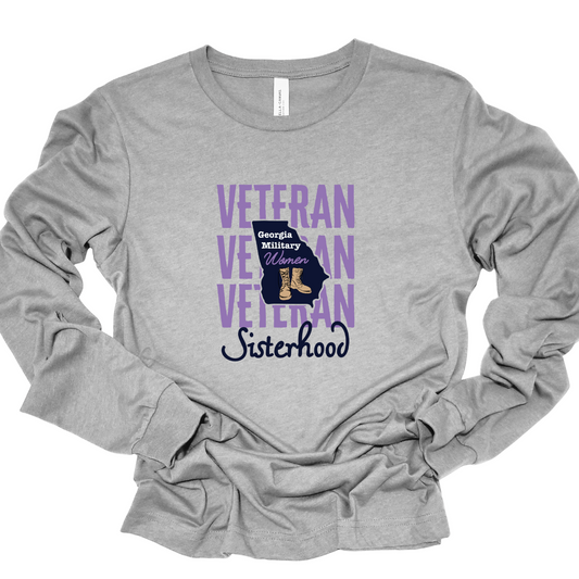 Stacked Veteran Long Sleeve T-Shirt